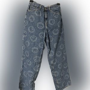 H&M Smiley 90’s Straight Leg US12
